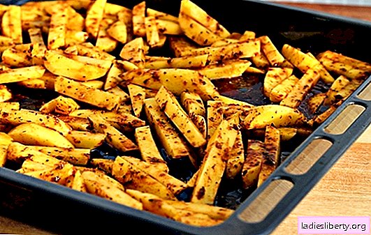Potato fries in the oven - a minimum of harm and maximum taste! How to cook french fries in the oven - recipes with step by step description