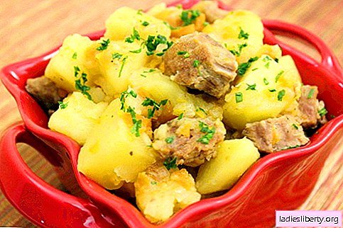 البطاطس مع اللحم في طباخ بطيء - أفضل الوصفات. كيفية طبخ البطاطا بشكل صحيح ولذيذ مع اللحم في طباخ بطيء.