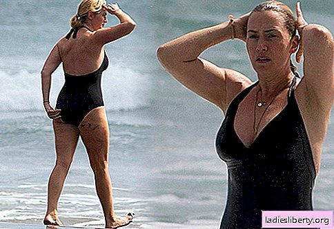 Kate Winslet does not hide cellulite