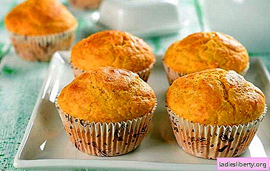Cupcake in a hurry - indulging in a delicious way! Whip up cupcake recipes: chocolate, with raisins, halva, candied fruit, cinnamon