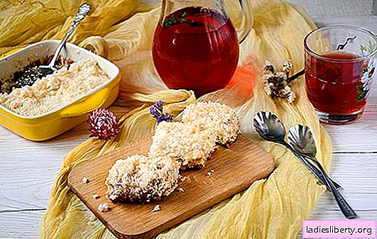 Kefyro kokoso pyragas - dangiškas malonumas! Žingsnis po žingsnio labai paprasto, skanaus ir kvapnaus kokoso kefyro pyrago nuotraukų receptas