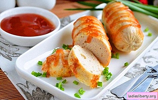 Minced meat sausages are a useful alternative to sausages. Spicy chicken sausage recipes selection