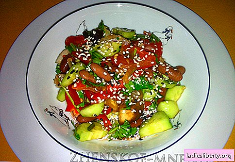 Koreaanse salade "Kadi-he" - een recept met foto's en een stapsgewijze beschrijving