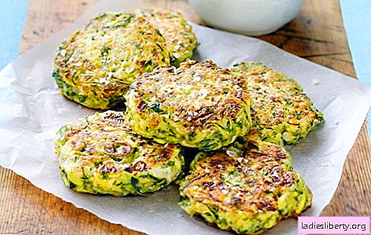 Zucchini cutlets - lightness and taste of summer vegetables. A variety of recipes for zucchini cutlets: with oatmeal, chicken, fish, meat