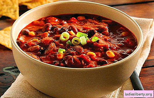 La soupe aux haricots rouges est un plat savoureux et lumineux pour tous les jours. Meilleures recettes de soupe aux haricots rouges