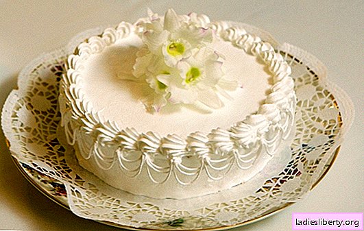 Cream "Sundae" for the cake - that same taste! Recipes of light, air creams "Ice cream" for cakes and other desserts