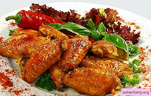 الأجنحة في صلصة الخردل هي العصير أو مقدد ، الباردة أو الساخنة. طرق تقديم أجنحة الدجاج في صلصة الخردل