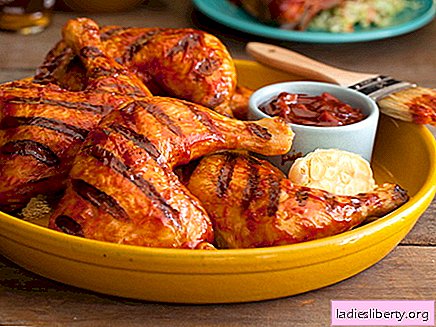 Grilled chicken - the best recipes. How to cook grilled chicken.