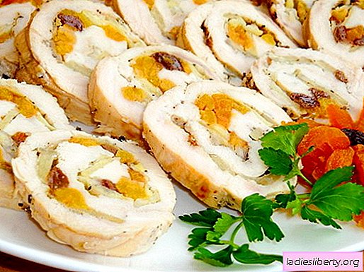 Chicken roll - the best recipes. How to cook chicken roll correctly and tasty.