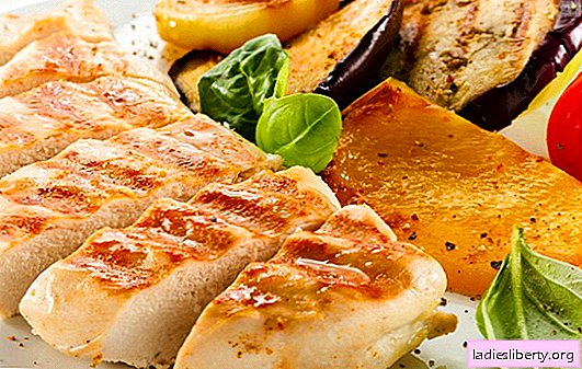 Grilled chicken fillet - it's elementary! Recipes of delicious grilled chicken in the oven, microwave, in a pan