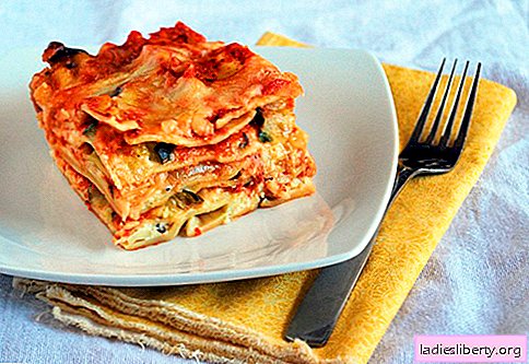 Klasszikus lasagna - a megfelelő receptek. Hogyan gyorsan és ízletes főzni a klasszikus lasagnát.