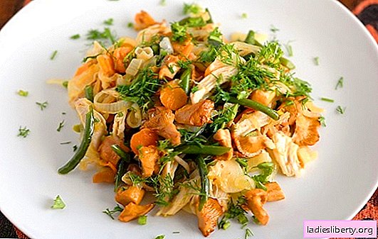 Chanterelles em um fogão lento - deliciosos pratos de cogumelos. Receitas de chanterelles em um fogão lento: cozido, frito e com outros ingredientes
