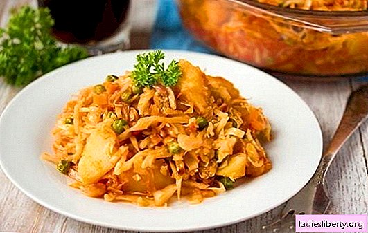 The best recipes for stewed cabbage with meat in a slow cooker. How to cook stewed cabbage with meat: cauliflower, white cabbage, broccoli, etc.