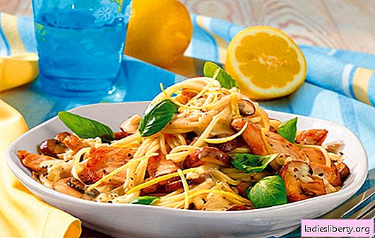 Pasta with chicken - complete harmony! Pasta recipes with chicken and vegetables, mushrooms, bacon, sauces