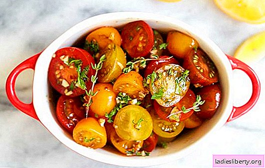 Tomat asin dalam satu paket: resep cepat untuk camilan lezat. Resep instan untuk tomat asin ringan di dalam tas