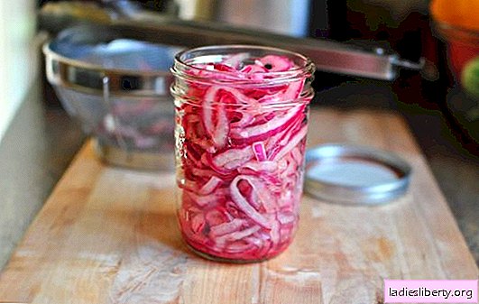Pickle the onion in vinegar quickly and to any dish. Quick recipes for pickled onions in vinegar hot and cold