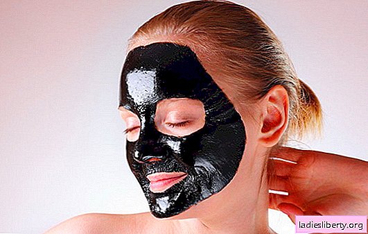 Eine Maske mit Gelatine und Aktivkohle ist ein Mittel gegen schwarze Flecken. Aktivkohle-Gelatine-Maske