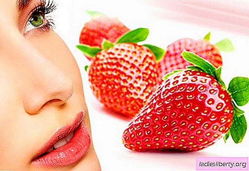 Máscaras faciais de morango - vitaminas e energia para a sua pele