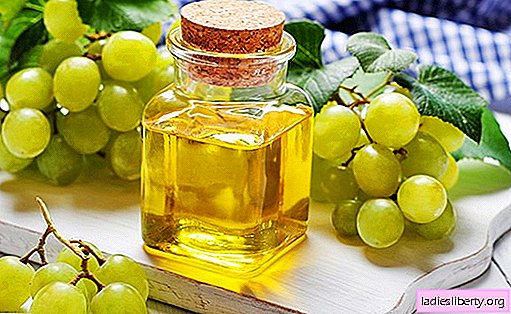 Óleo de semente de uva para rosto e cabelo. Propriedades úteis e métodos de utilização de óleo de semente de uva em cosmetologia.