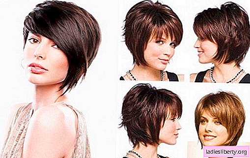 Fashionable haircuts for a round face - photo. Short, medium, square, bob and haircuts with bangs for a round face.