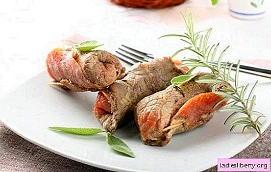 Rollos de carne de cerdo: un plato colorido de vacaciones. Las recetas más interesantes para deliciosos rollitos de carne de cerdo.