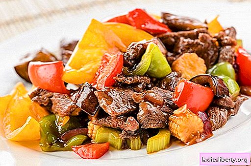 Carne em chinês - as melhores receitas. Como corretamente e saboroso cozinhar carne em chinês.