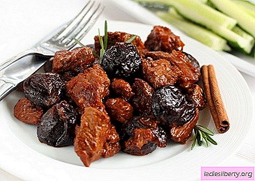 Meat with prunes - the best recipes. How to properly and tasty cook meat with prunes.