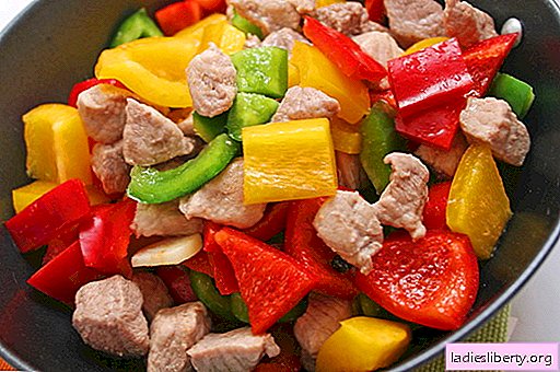 Thịt với rau - công thức nấu ăn tốt nhất. Cách nấu thịt và rau đúng cách và ngon.