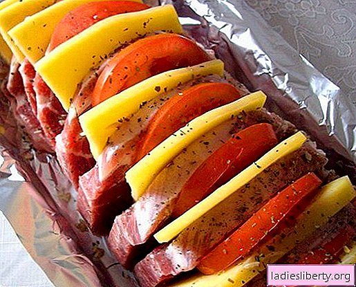 Meat in foil - the best recipes. How to properly and tasty cook meat in foil.