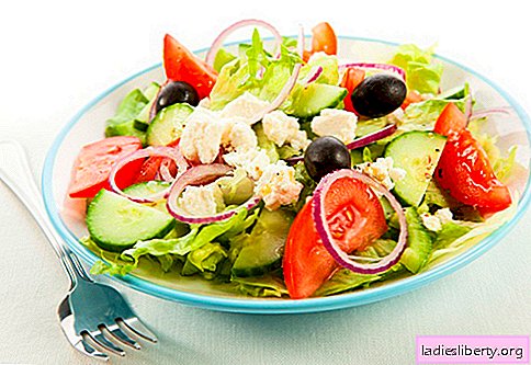 Salades hypocaloriques - comment les cuire correctement et savoureuses