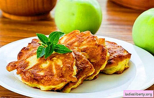 Pancakes with apples in milk - hearty, tasty, aromatic! Recipes of different fritters with apples in milk