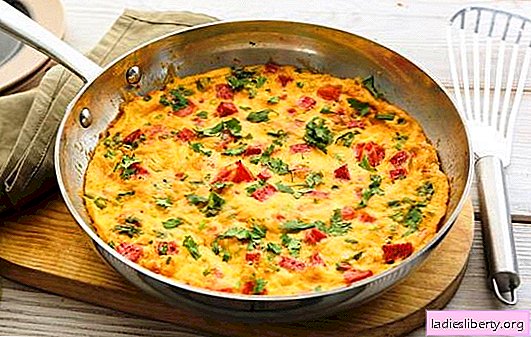 Omelete de presunto - um saudável e saboroso café da manhã preparado. As melhores receitas de omelete com presunto, queijo, legumes, especiarias