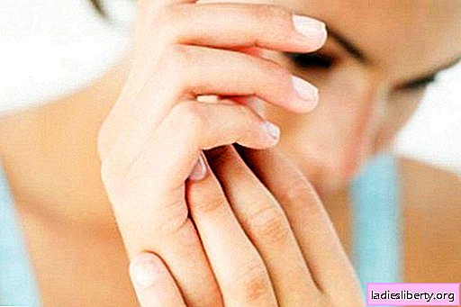 خدر الأصابع - الأسباب. ما سبب تنميل الأصابع والعلاج الأكثر فعالية.
