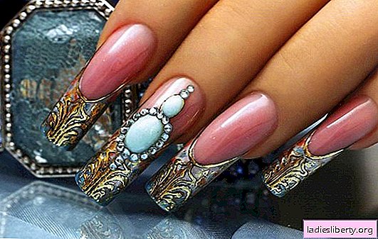 Features of nail design "liquid stones": the pros and cons. On the latest trends in nail design: liquid stones (photos)