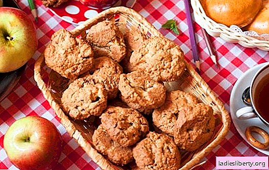 Las galletas de avena con manzanas son sabrosas y saludables. Secretos y trucos: cómo cocinar un postre desde la infancia: galletas de avena con manzanas