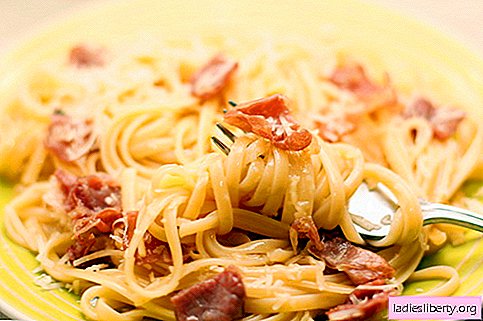 Pasta carbonara - de bästa recepten. Hur ordentligt och välsmakande laga pasta carbonara.