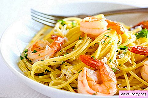 Seafood pasta - the best recipes. How to cook pasta with seafood.