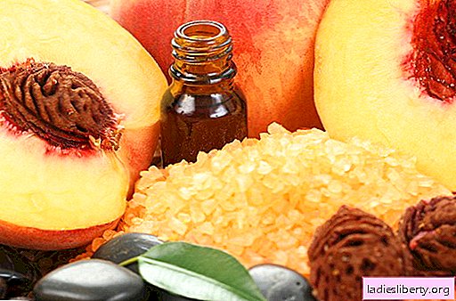 Peach oil - its properties and methods of use. How to properly use the beneficial properties of peach oil for the face and hair.