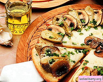 Pizza s houbami - nejlepší recepty. Jak správně vařit pizzu a chutnou.