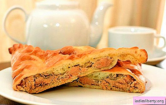 Pink pie - nourishing, aromatic, very tasty. Recipes homemade pies with pink: yeast, puff, jellied