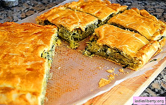 Whip cabbage pie - so nimble! Whip cabbage pies recipes from aspic, puff, shortcrust pastry