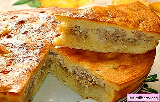 Pie with meat and potatoes - the best recipes. How to properly and tasty cook pies with meat and potatoes.