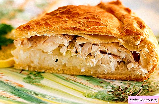 Taart met vis en aardappelen - niet alleen op donderdag! Recepten van taarten met vis en aardappelen: aspic, gist, bladerdeeg