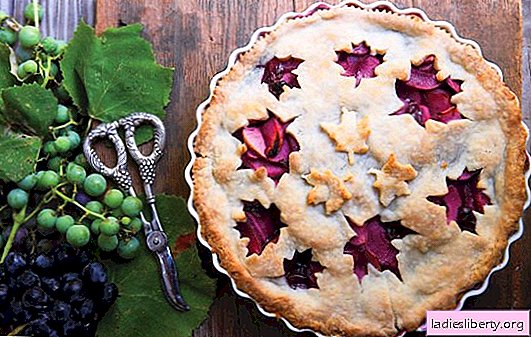 Pie with grapes - everyone will be happy for him! Recipes for shortcake, biscuit, puff and yeast pies with grapes