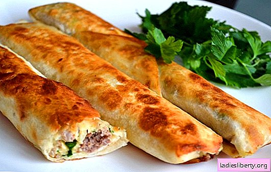 Lavash pies with minced meat - a delicious snack in a few minutes. How to quickly and tasty make pita bread with minced meat