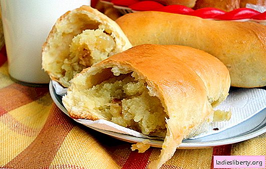 Yeast pies with potatoes - loved in cities and villages! Recipes of fried and baked pies with potato yeast