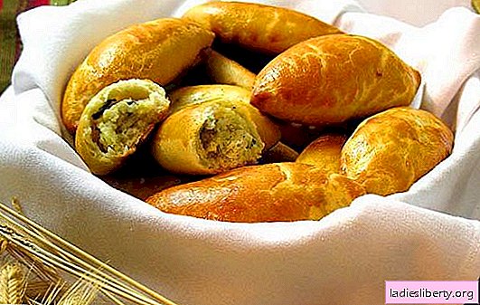 Kartoffeltorten im Ofen - "Fast Food" auf Russisch. Rezepte Teig und Füllungen für die leckersten Pastetchen mit Kartoffeln im Ofen