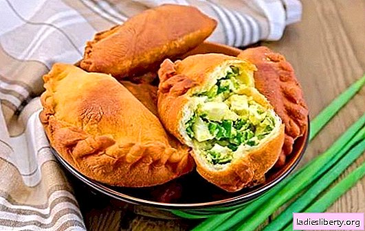 Bánh nướng với hành và trứng (công thức từng bước) - bánh ngọt yêu thích. Hành tây và bánh trứng: chiên hoặc nướng lò