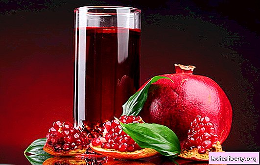 The benefits and harms of pomegranate juice for human health: only facts. The healing properties of pomegranate juice for the body and possible harm