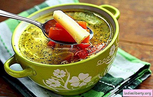 Lenten vegetable soup - for vegans and fasting. Recipes for preparing lean vegetable soup